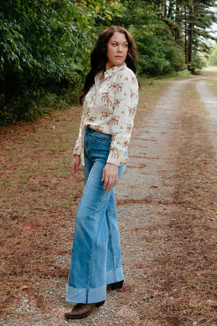 Sweet Water Button Down - Lunabelle West