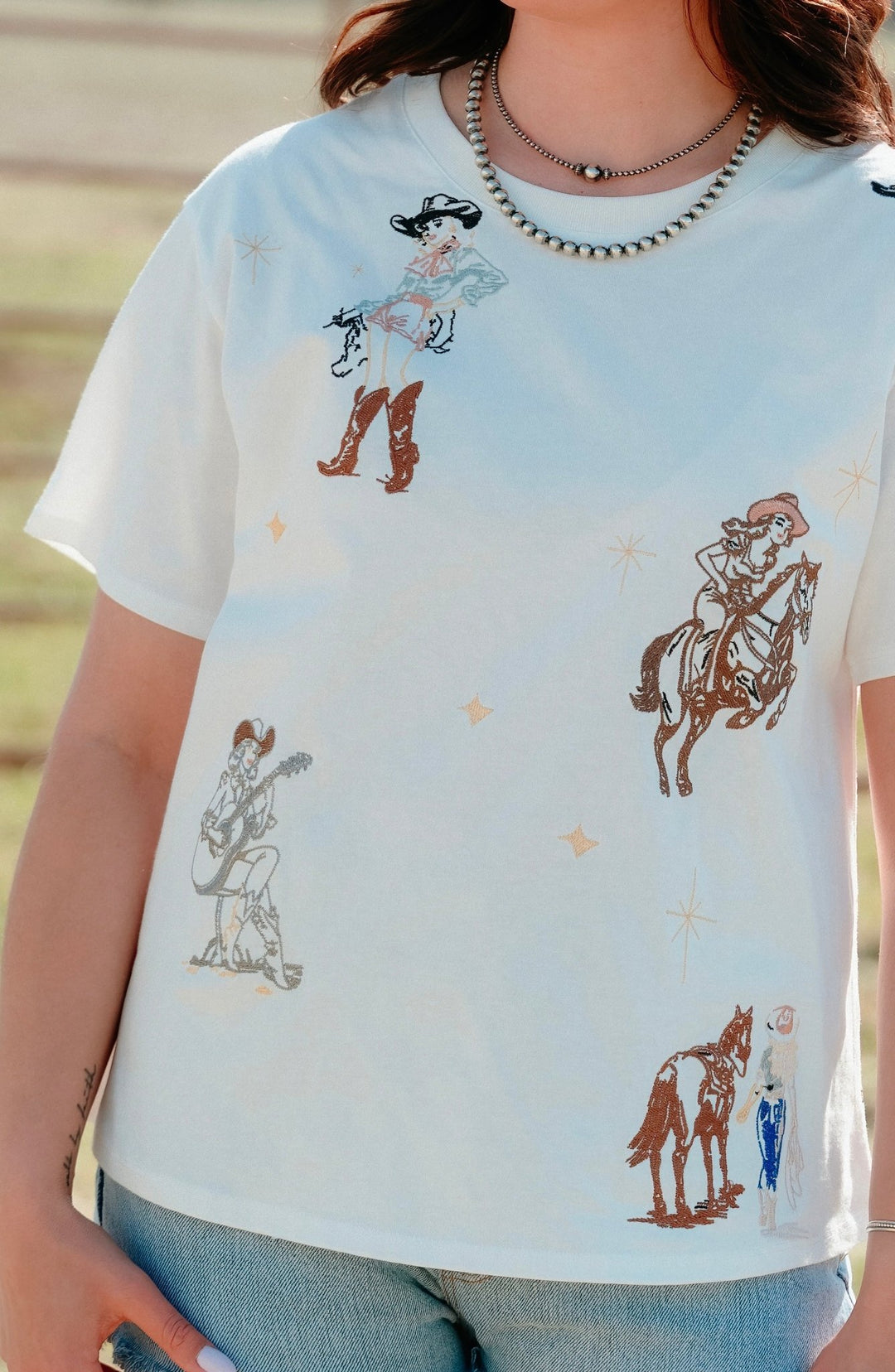 Classic Cowgirl Tee - Lunabelle West