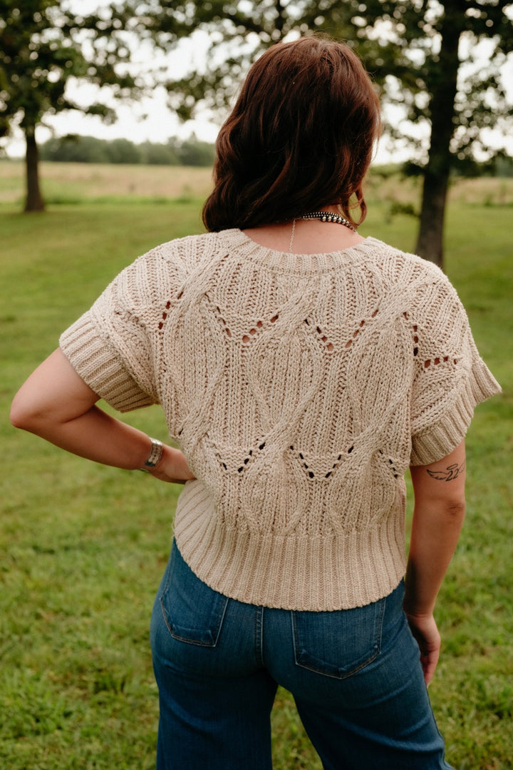 Tipton Crochet Sweater - Lunabelle West