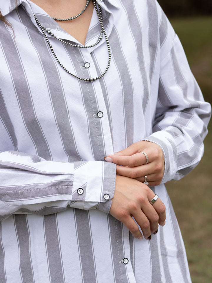 Sutton Stripe Button Down