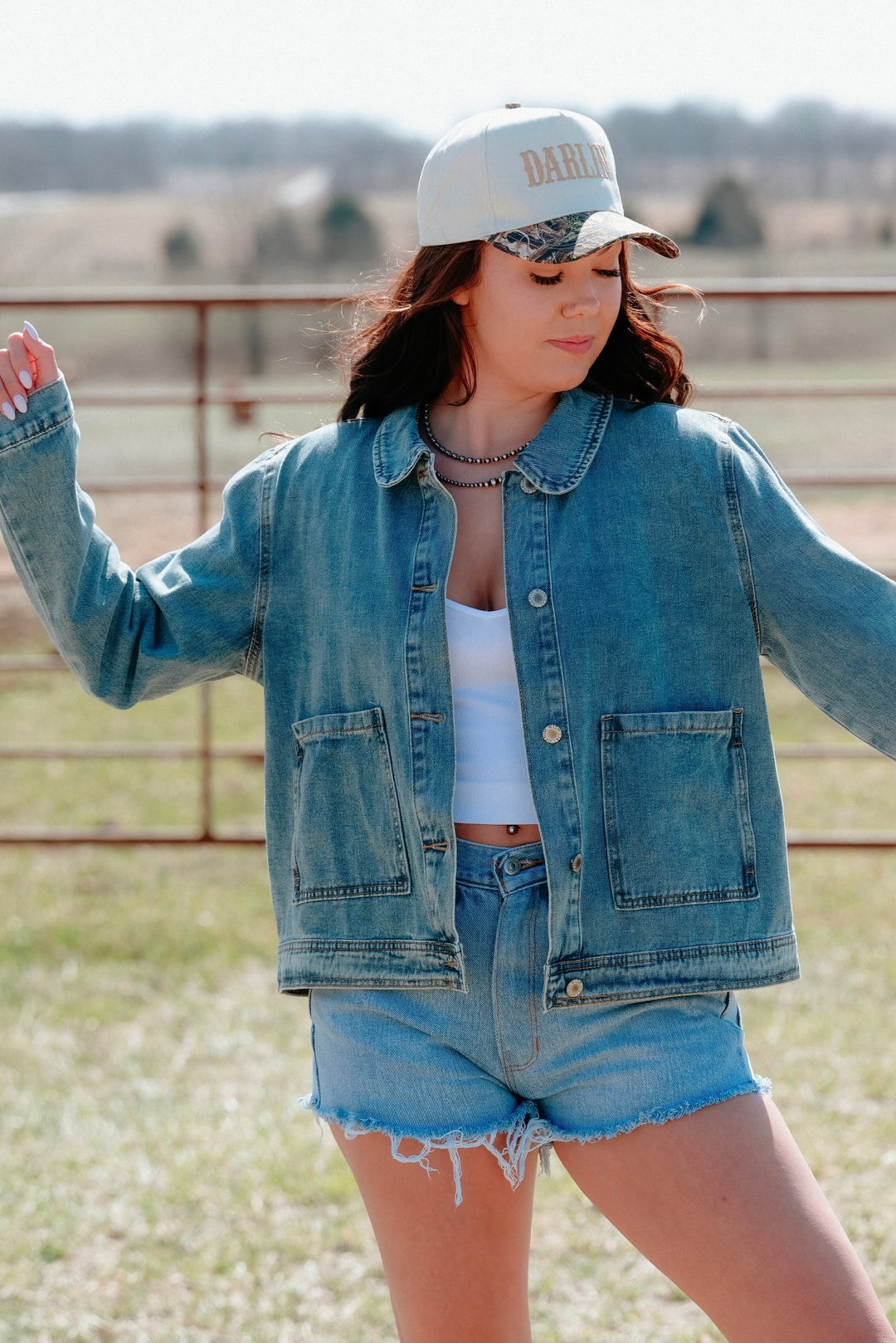 Oswego Denim jacket - Lunabelle West