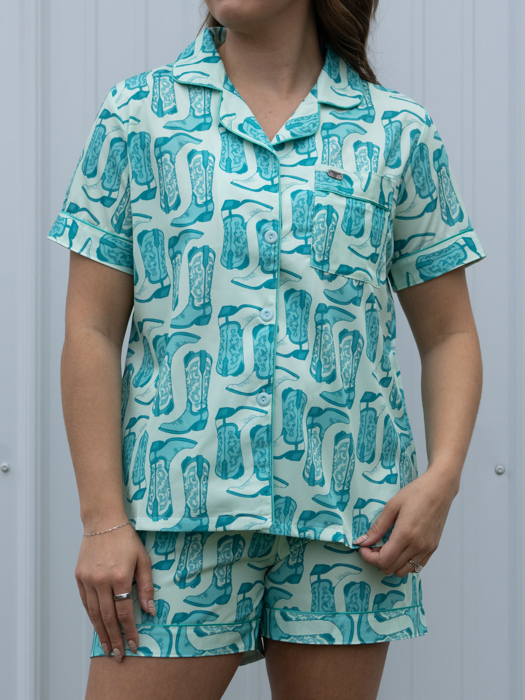 Turquoise Trails Pajama Set