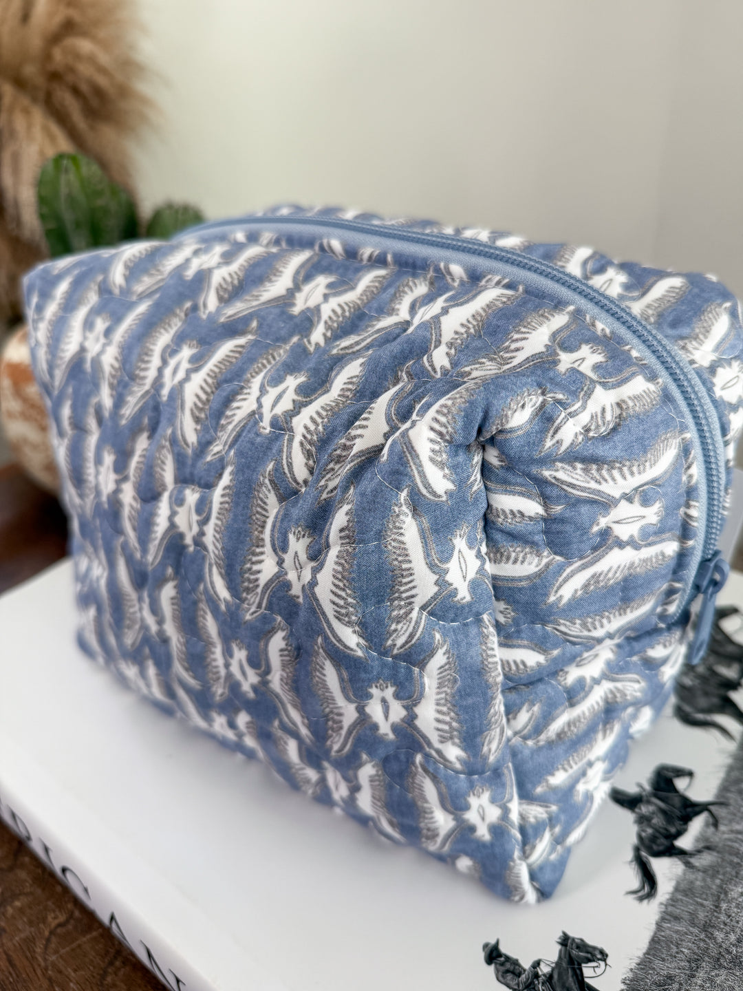 Santa Fe Quilted Makeup Bag