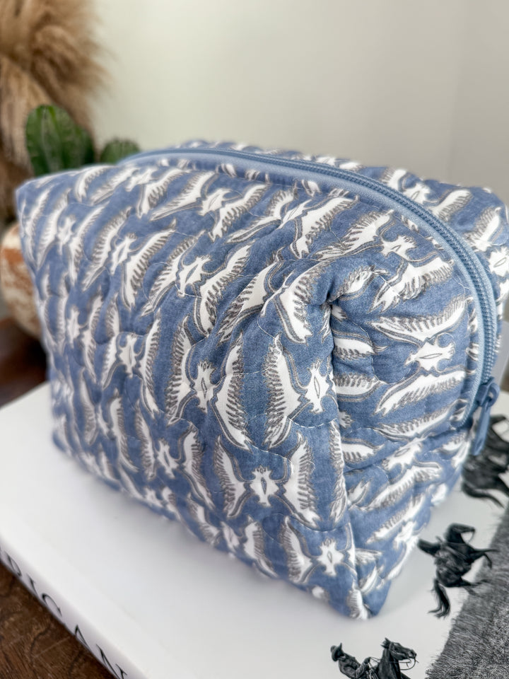 Santa Fe Quilted Makeup Bag