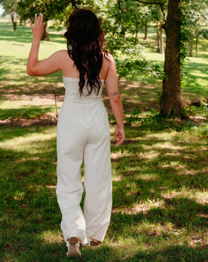 Sutter Creek Linen Jumpsuit - Lunabelle West