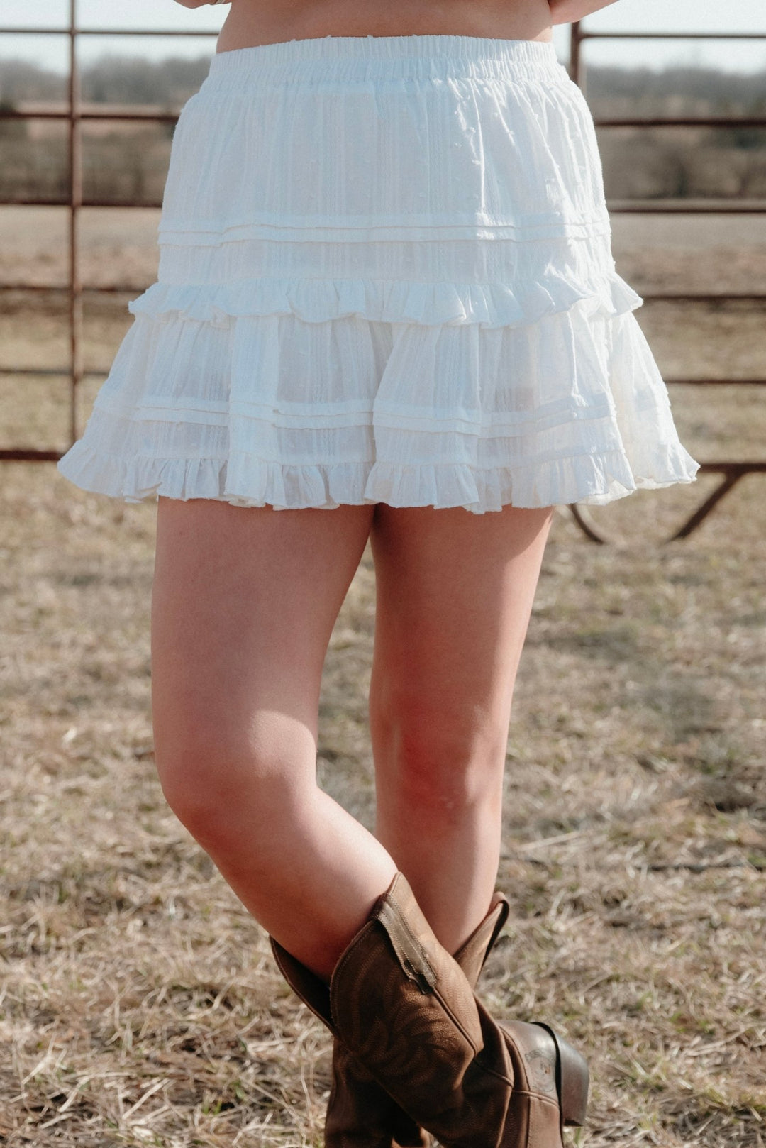 Atherton Ruffle Skirt - Lunabelle West