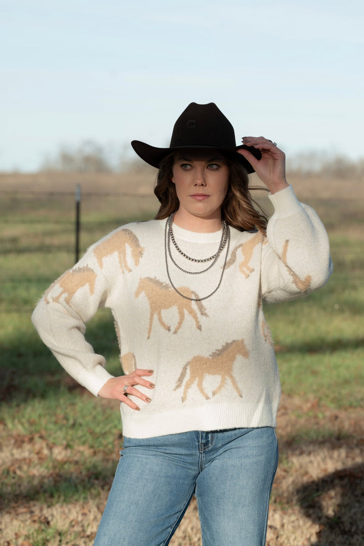 Merrick Knit Sweater - Lunabelle West