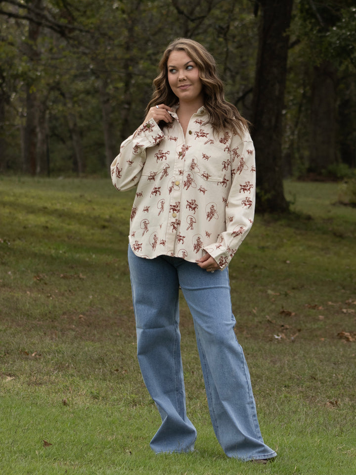 Arena Days Woven Button Up
