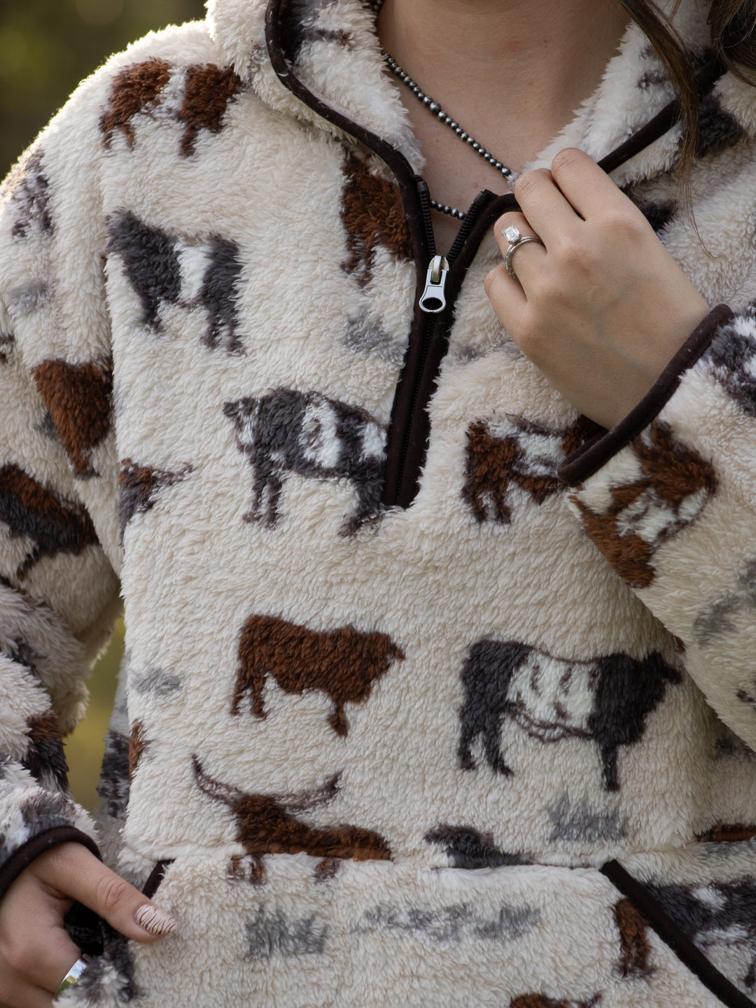 Cattle Country Sherpa Pullover