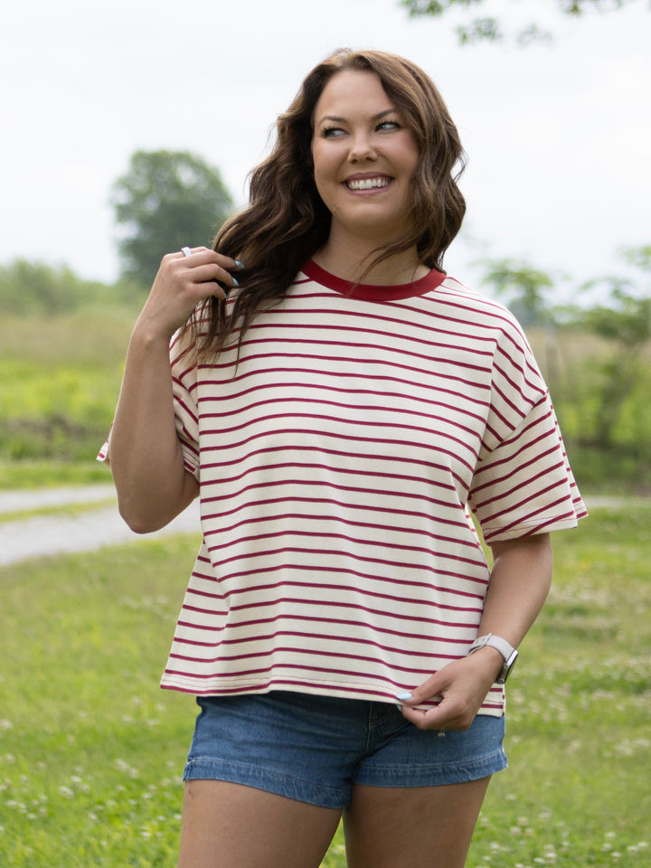 Banner Striped Tee