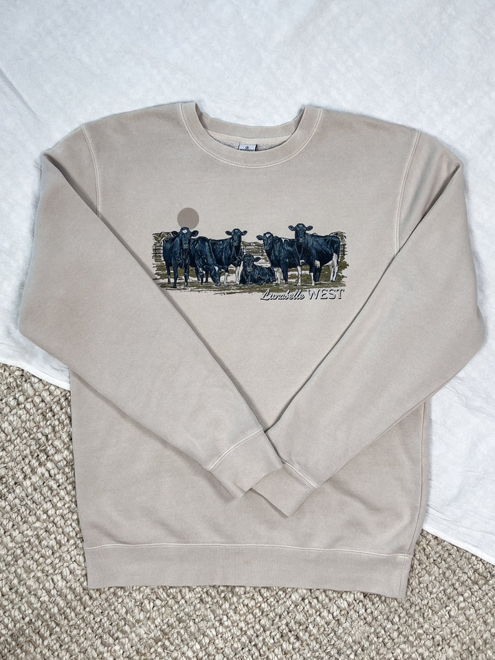 Country View Crewneck - Lunabelle West