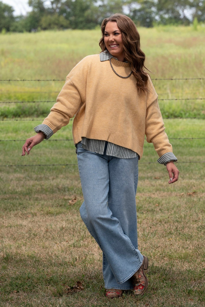 Amber Bow Sweater - Lunabelle West