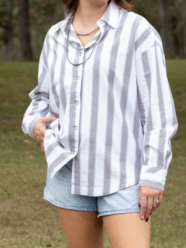 Sutton Stripe Button Down