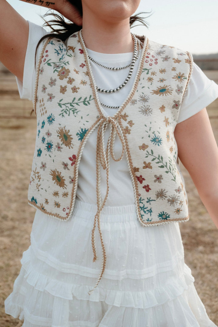 Hialeah Floral Vest - Lunabelle West