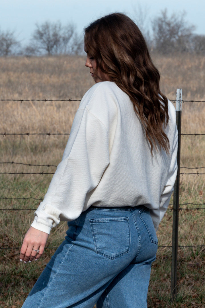 Colter Corded Crewneck