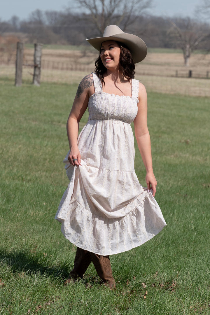 Laurel Gingham Maxi Dress