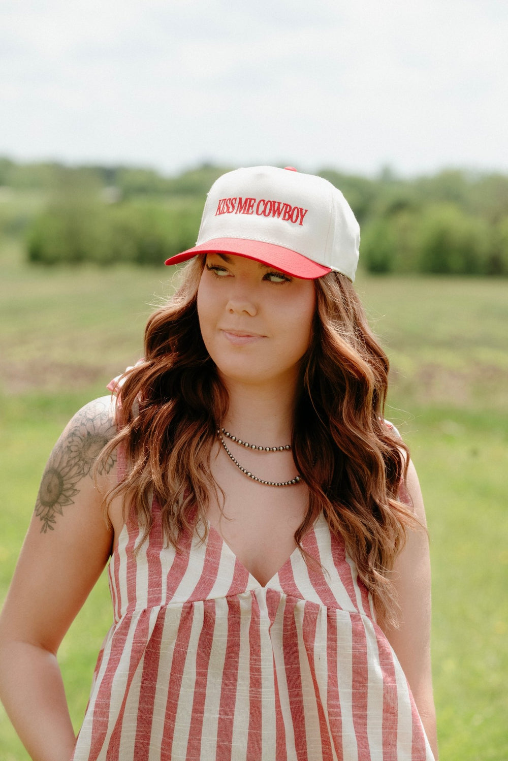 Kiss Me Cowboy Trucker Hat - Lunabelle West