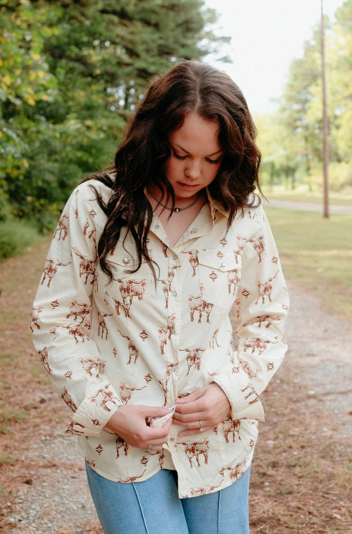 Sweet Water Button Down - Lunabelle West