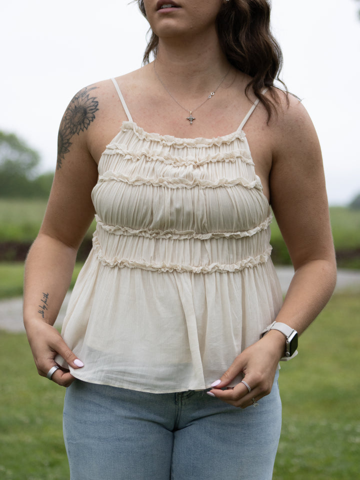 Cheyenne Gauzy Tank