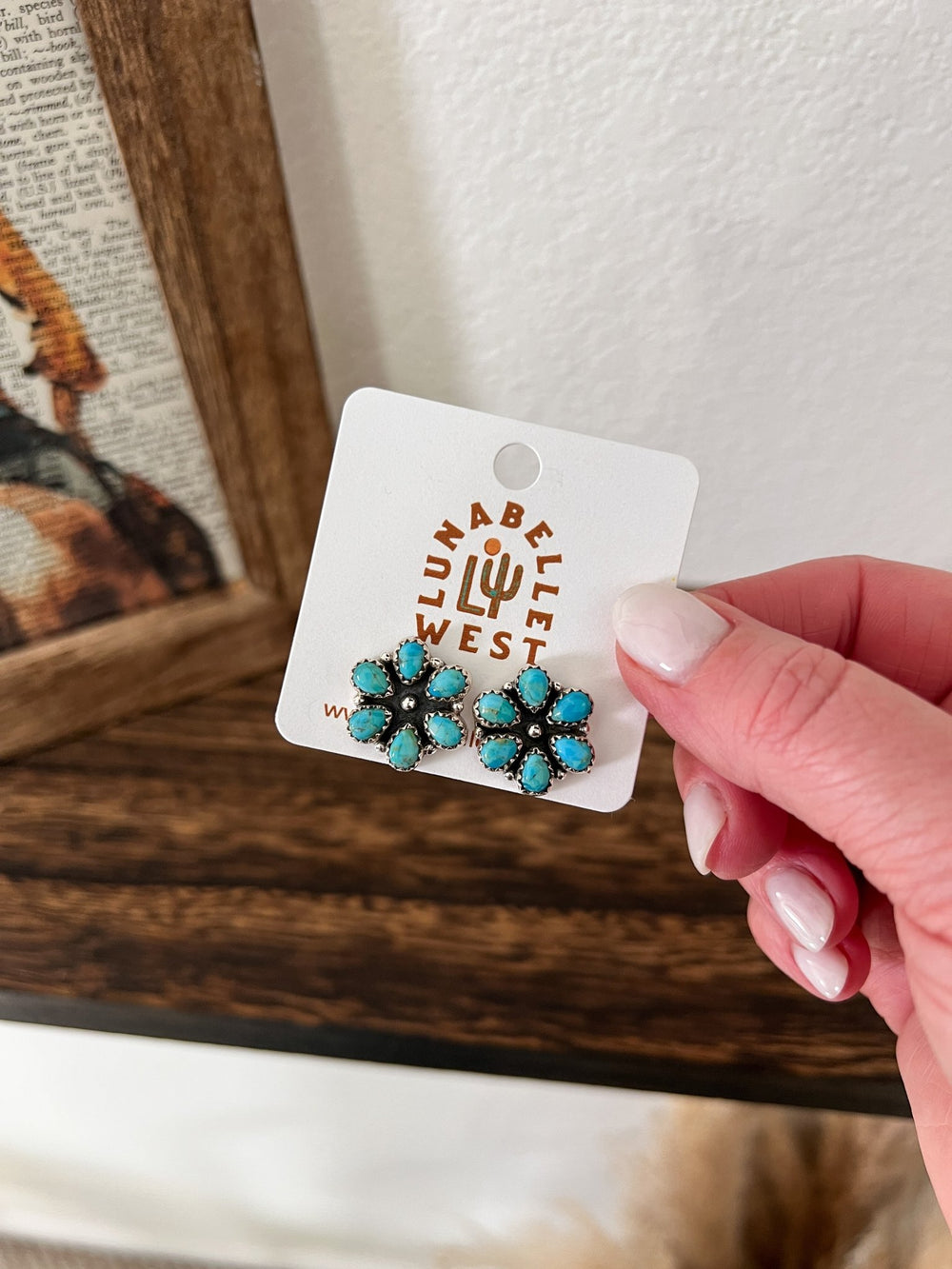 Sandusky Turquoise Earrings - Lunabelle West