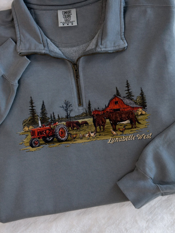 Homestead Morning Quarter Zip - Lunabelle West
