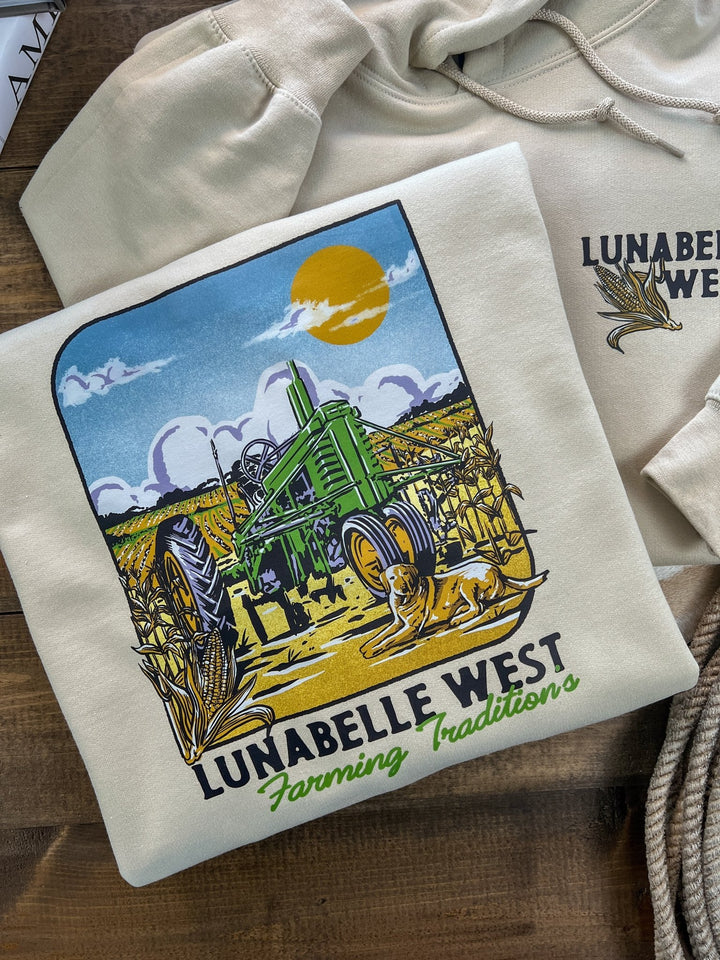 Farm Traditions Tractor Hoodie - Lunabelle West