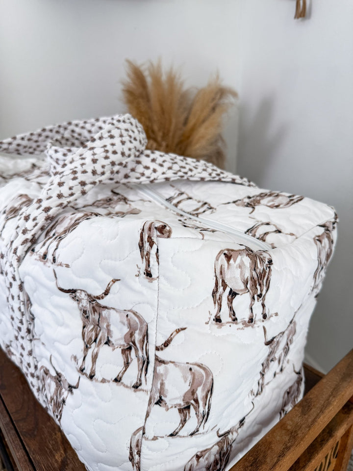 Bandera Quilted Duffel Bag - Lunabelle West