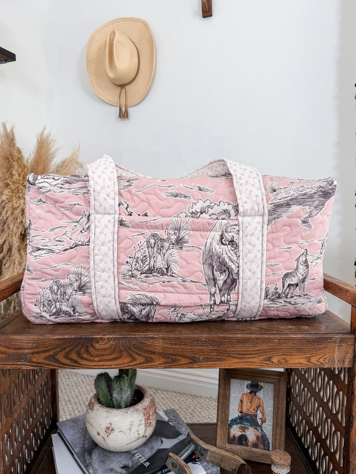 Silver Canyon Quilted Duffel Bag - Lunabelle West
