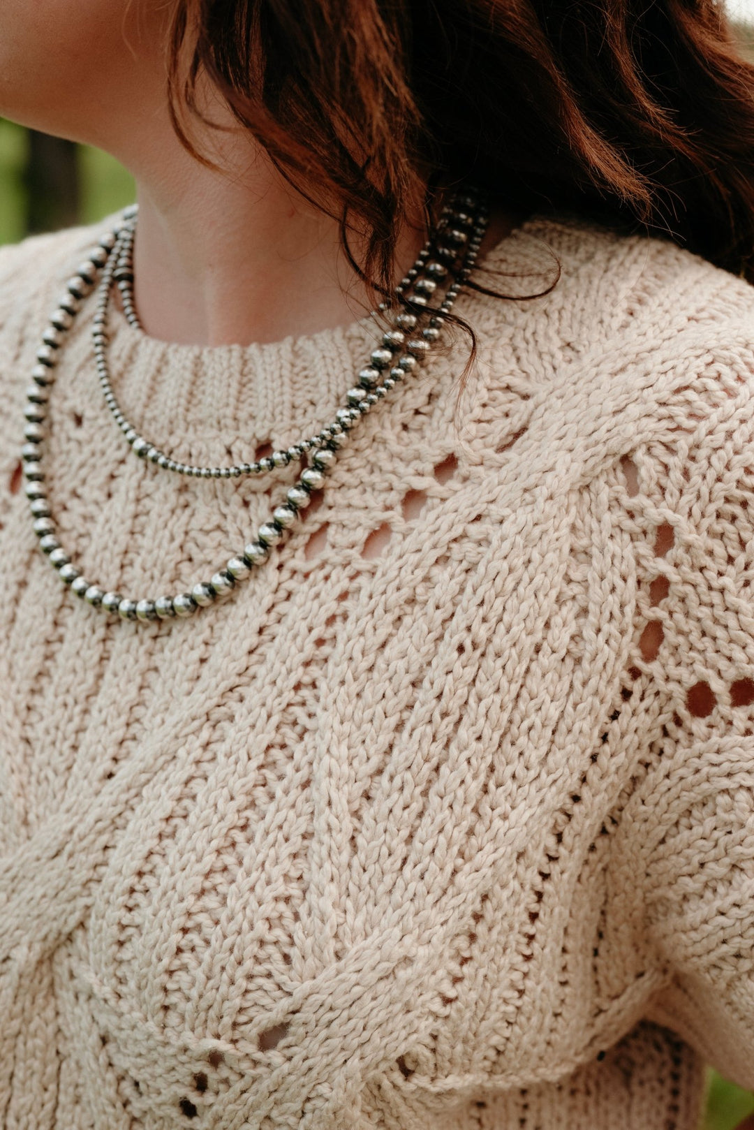 Tipton Crochet Sweater - Lunabelle West