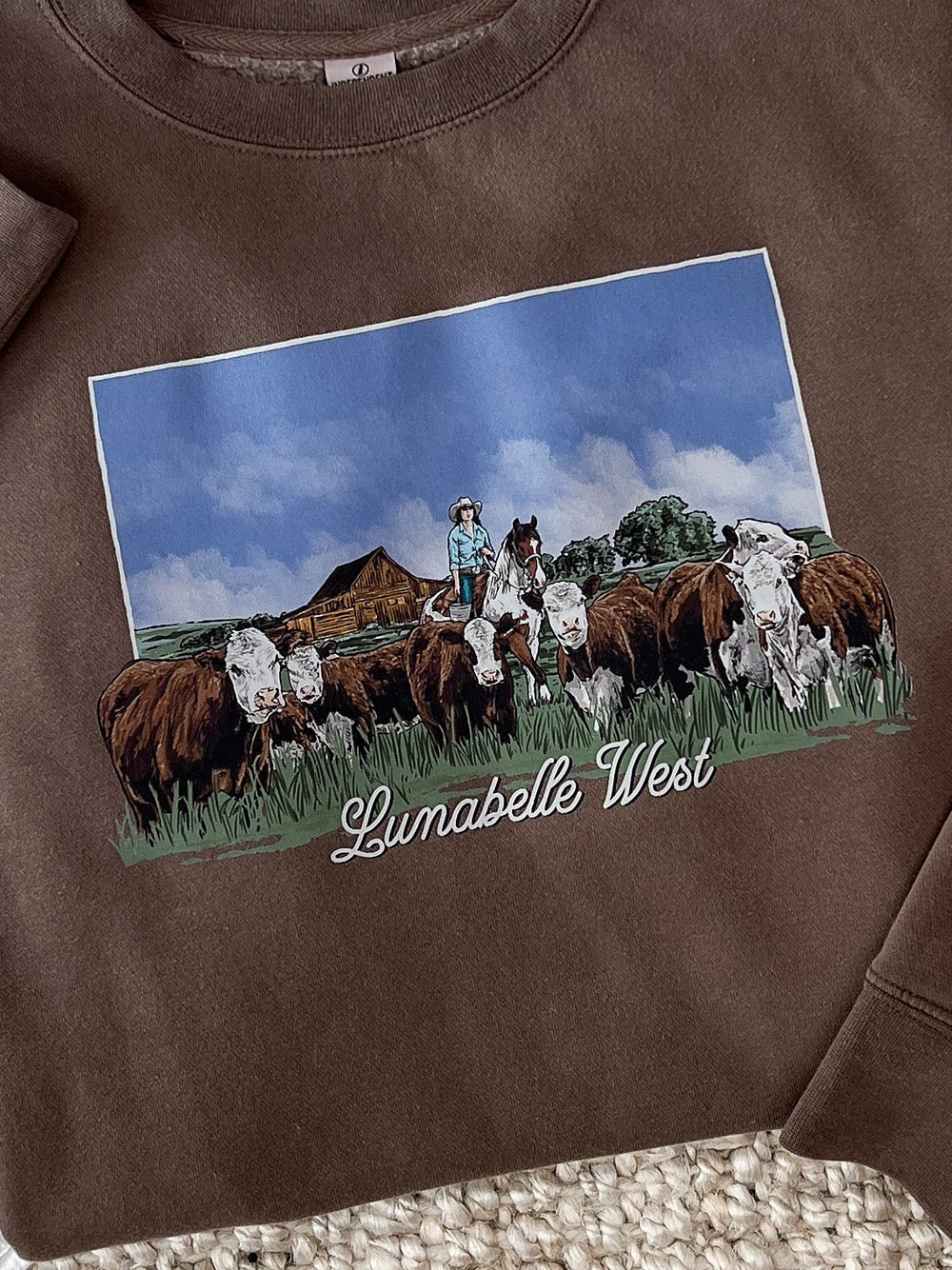 The Family Ranch Crewneck - Lunabelle West