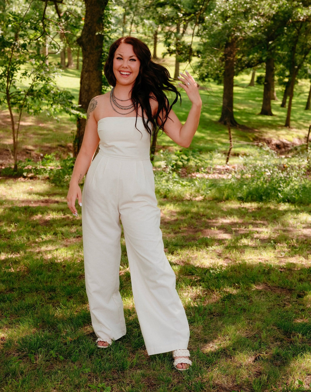 Sutter Creek Linen Jumpsuit - Lunabelle West