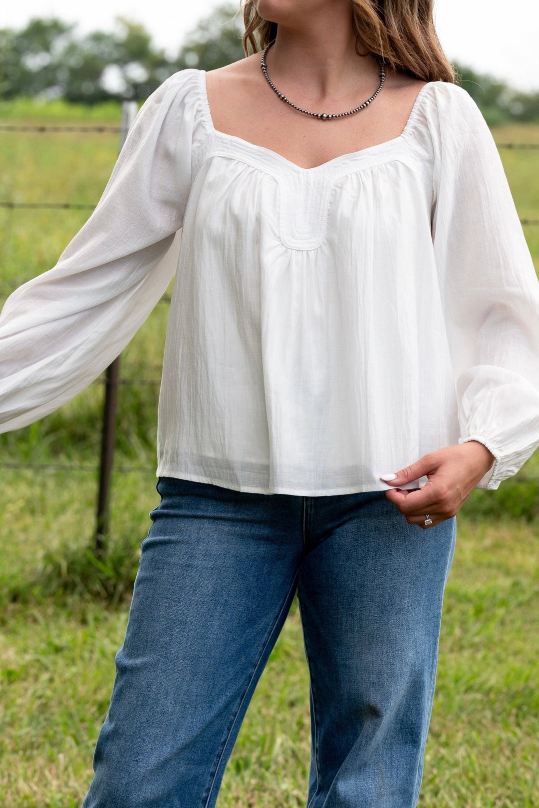 Able Woven Top - Lunabelle West