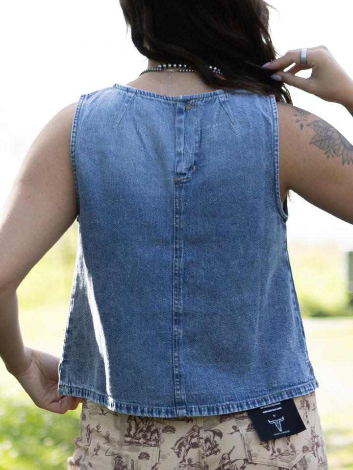 Ginny Denim Top