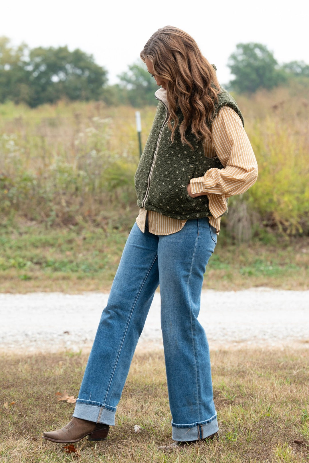 Caleb Sherpa Vest - Lunabelle West