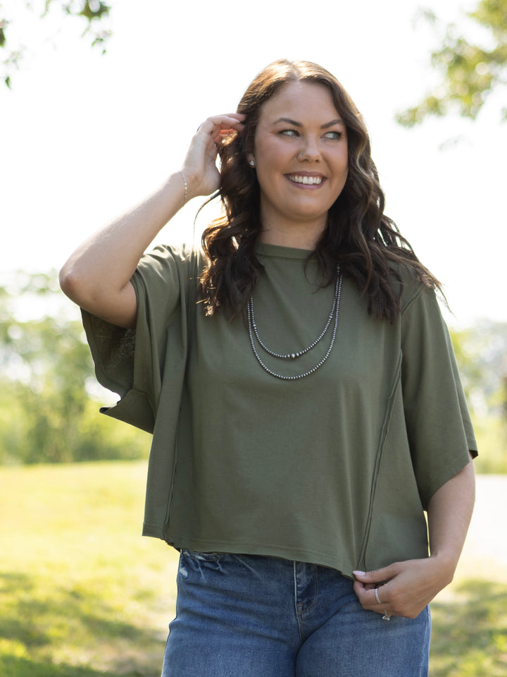 Everly Boxy Tee