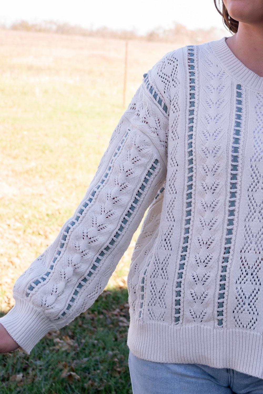 Finn Cable Knit Sweater - Lunabelle West