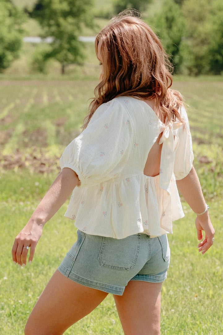 Ellery Embroidered Top - Lunabelle West