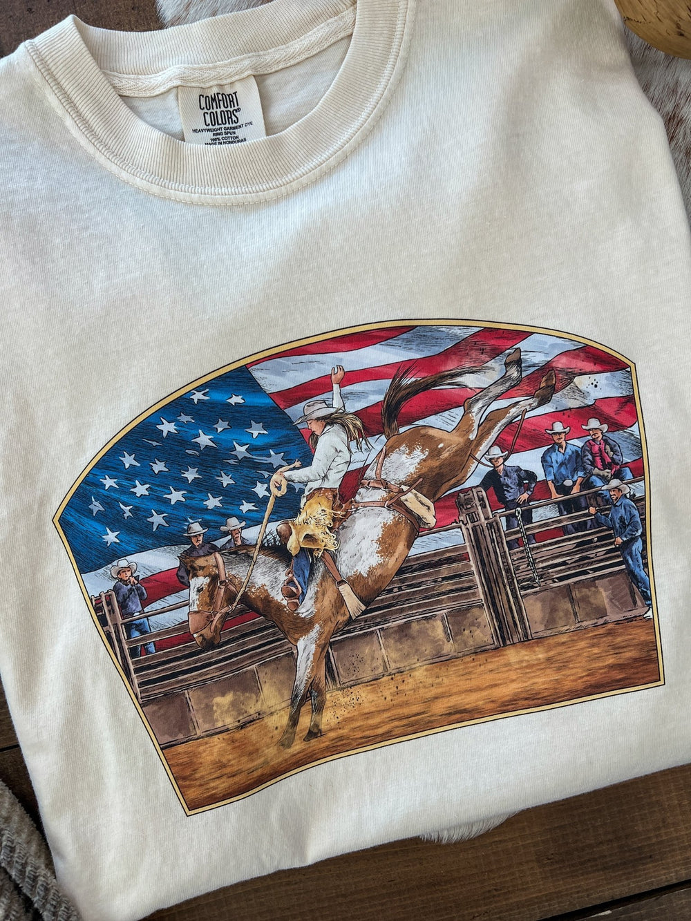 All American Cowgirl Tee - Lunabelle West