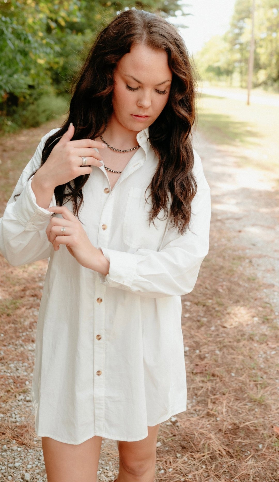 Leighton Shirt Dress - Lunabelle West