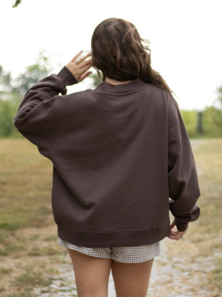 Logo Mockneck Chocolate