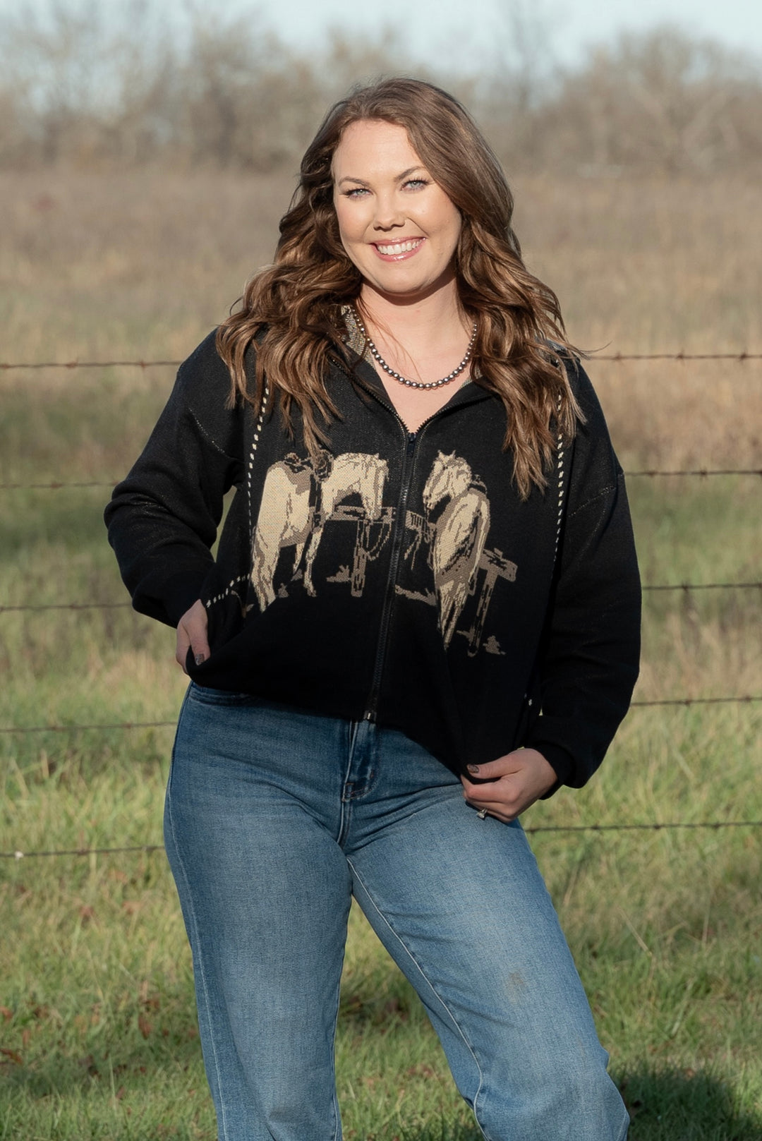 Jackson Knit Hoodie - Lunabelle West