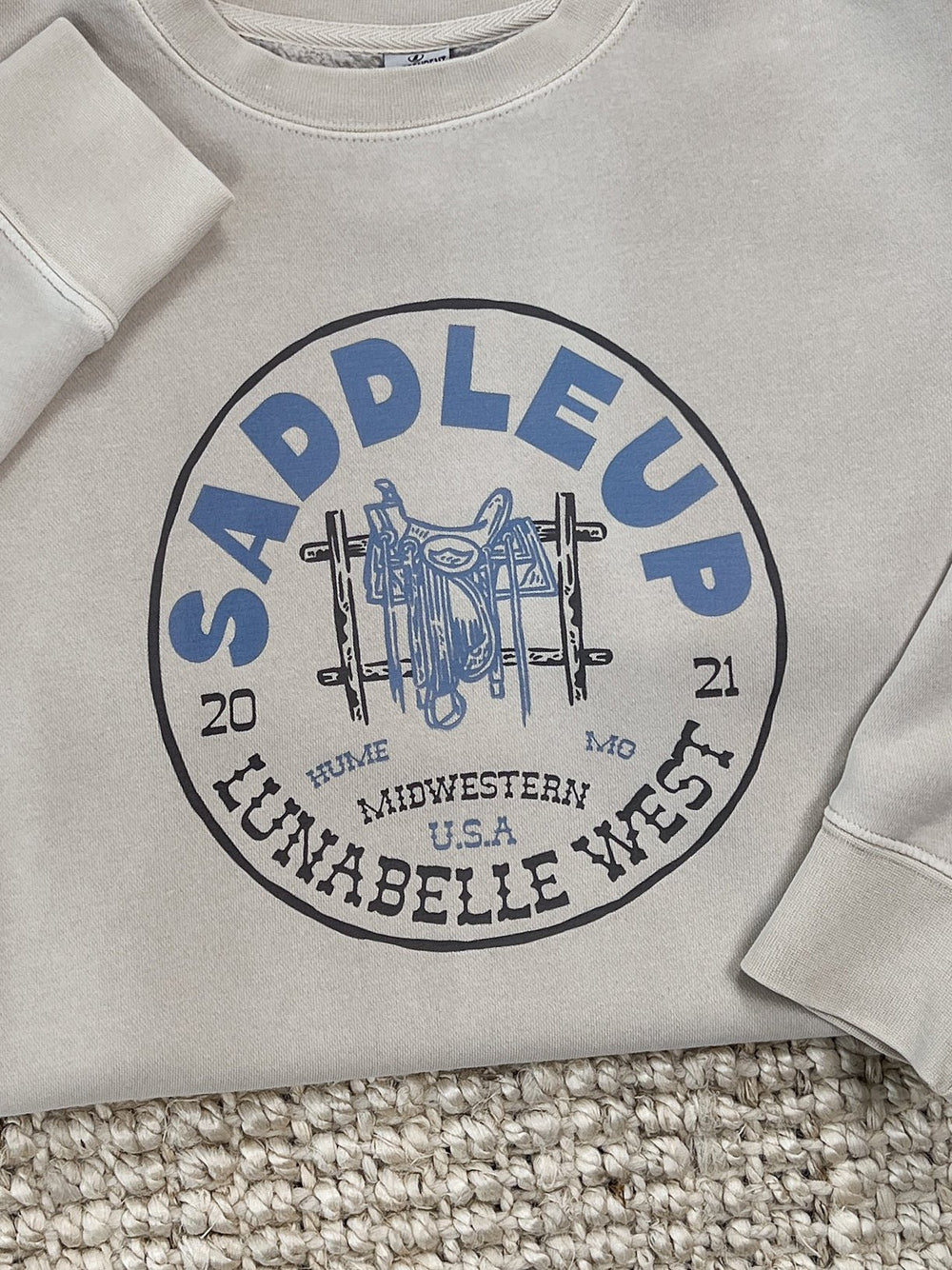 Saddle Up Crewneck - Lunabelle West