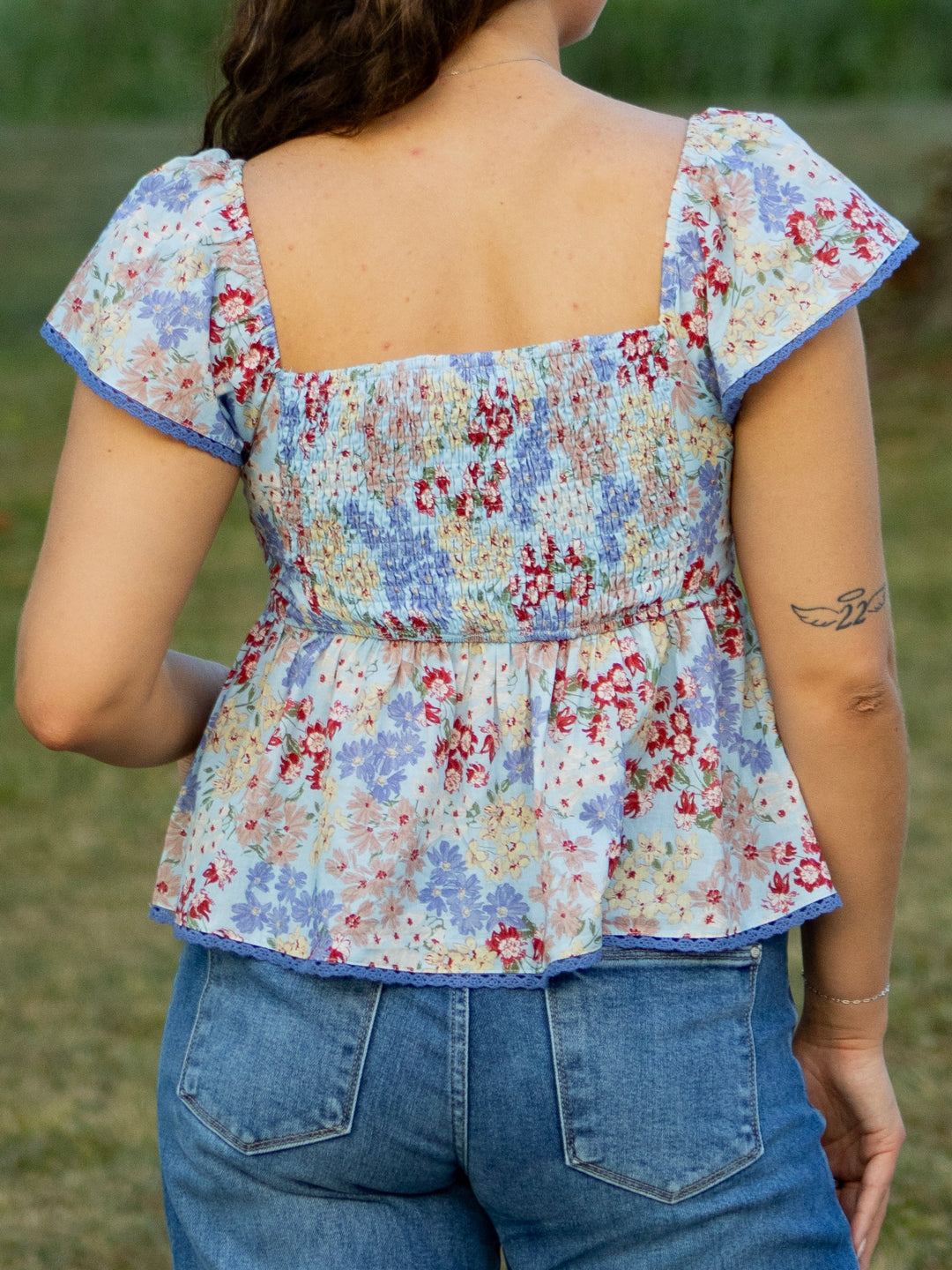 Poppy Floral Top