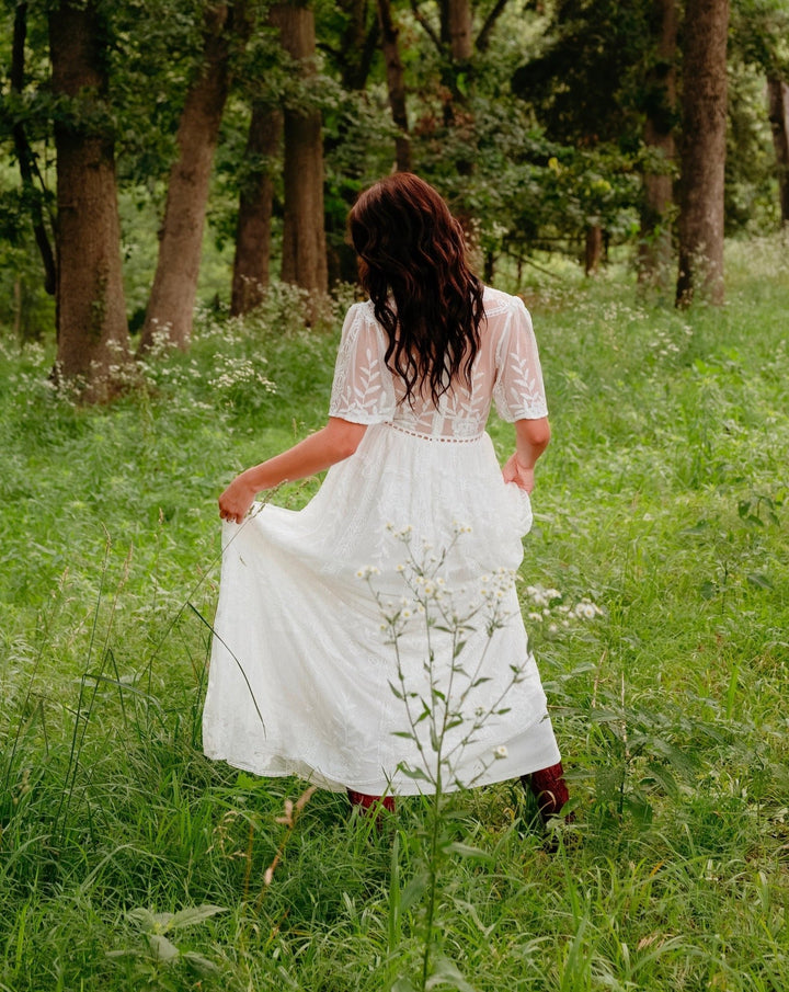 Somerset Eyelet Dress - Lunabelle West