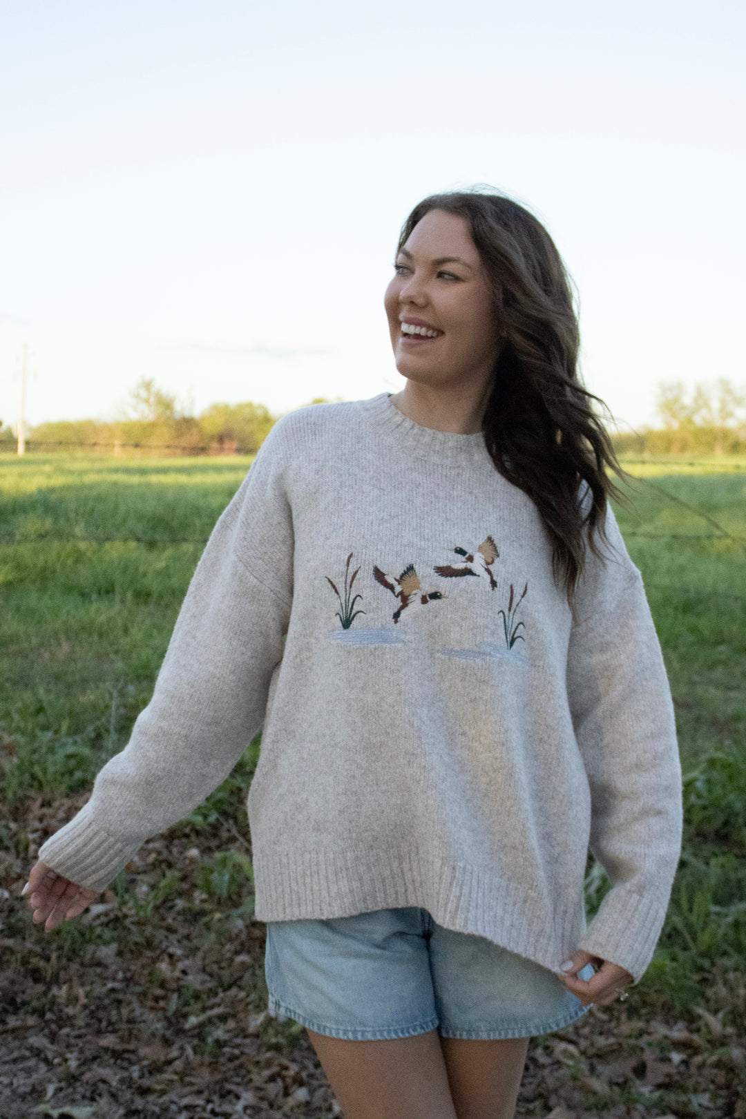 Mallard In Flight Sweater