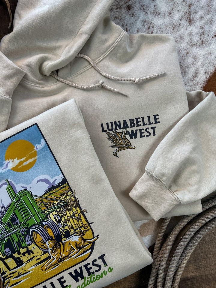 Farm Traditions Tractor Hoodie - Lunabelle West