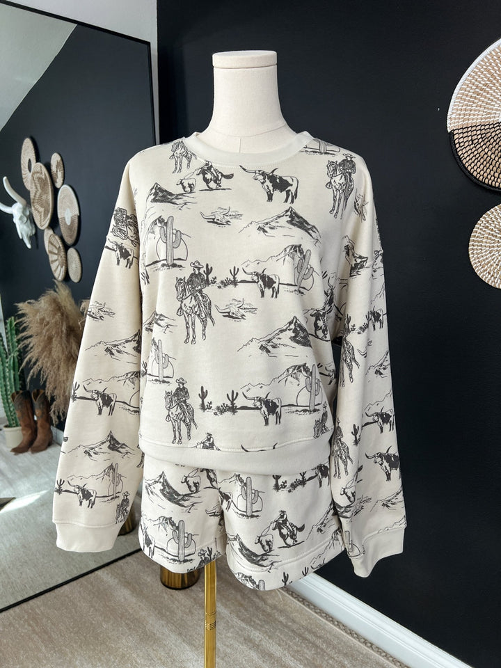 Longhorn Dream Lounge Set - Lunabelle West