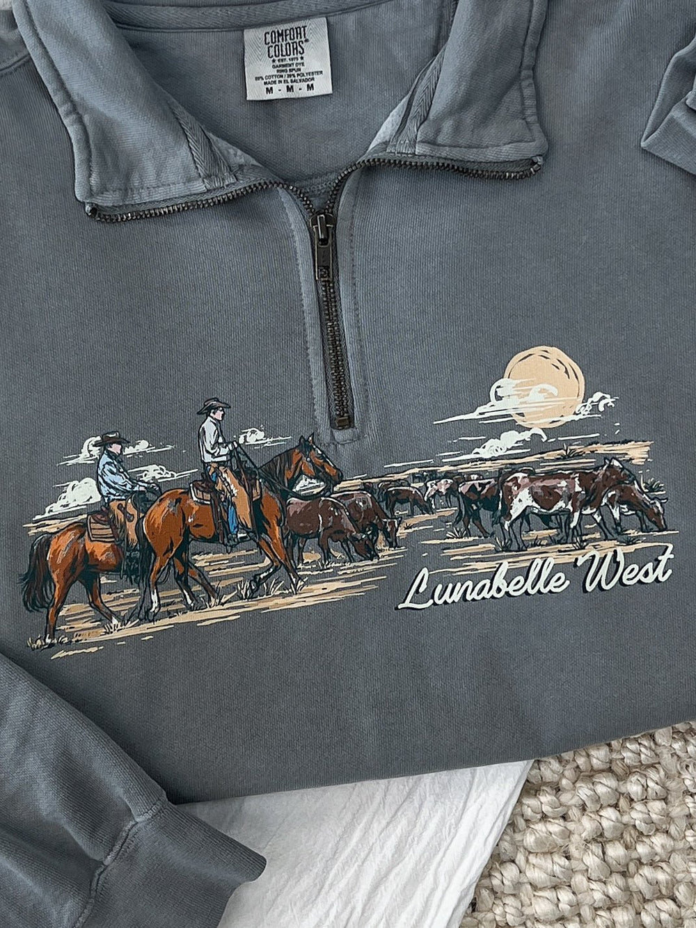 Roundup Quarter Zip - Lunabelle West