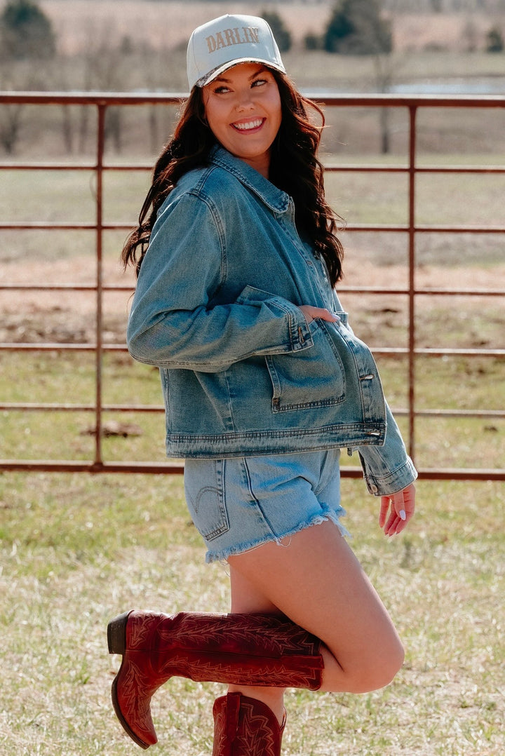 Oswego Denim jacket - Lunabelle West