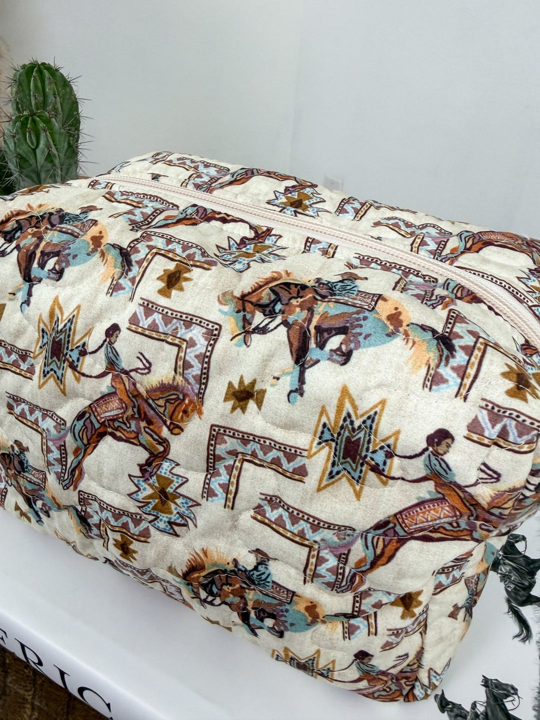 Silverton Quilted Makeup Bag - Lunabelle West